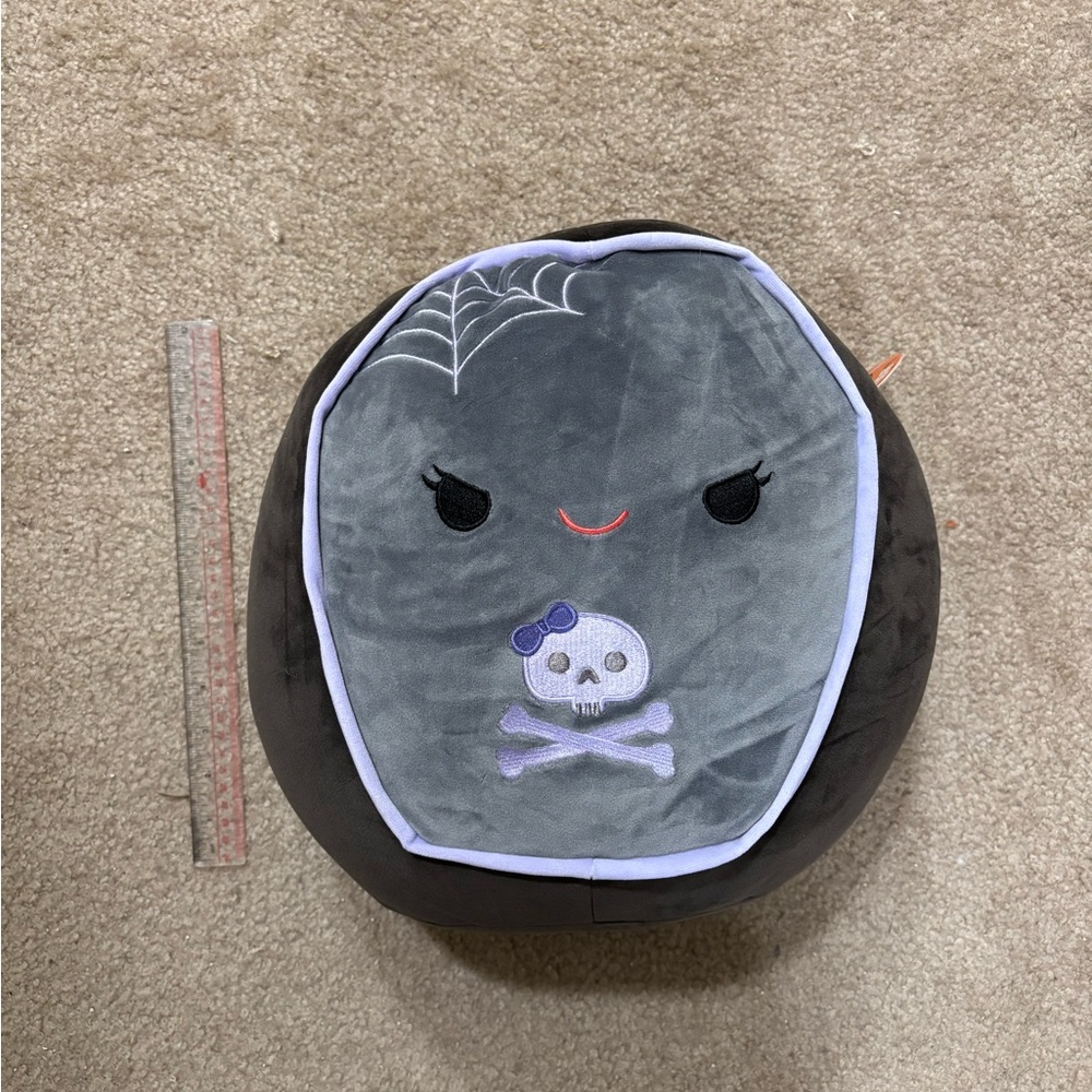 Squishmallows Gray Skull Plush